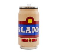 King Of The Hill Alamo Beer Logo Stainless Steel Drinking Can | Holds 9 Ounces