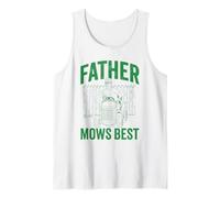 King of the Hill Father Mows Best Hank Mowing Father's Day Tank Top