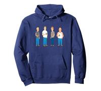 King of the Hill Four Guys in the Alley Cartoon Pullover Hoodie