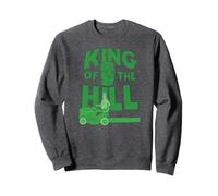 King of the Hill Hank Hill Mowing the Lawn Logo Cartoon Sweatshirt