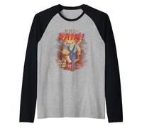King of The Hill Pro-Pain Video Game Retro 90s Cartoon Raglan Baseball Tee