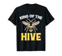 King Of The Hive Bee Lover Funny Bee Keeper Men Women T-Shirt