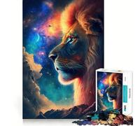 King of The Jungle 1000 Piece Jigsaw Puzzle for Teenagers Sharp Thinking Perfect Connection Fun Activity Xmas Surprise (38x52cm)