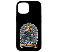 King Of The Keywords Funny SEO Marketer Men Case for iPhone 15