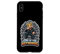King Of The Keywords Funny SEO Marketer Men Case for iPhone XS Max