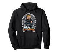 King Of The Keywords Funny SEO Marketer Men Pullover Hoodie
