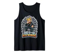 King of The Keywords Funny SEO Marketer Men Tank Top
