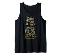 King of The Kings Revelation 19 16 Christian Faith Tank Top
