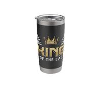King of The Lab Laboratory Technician Technologist Lab Tech Stainless Steel Insulated Tumbler