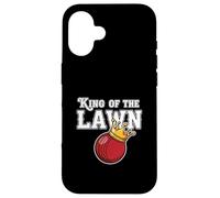 King Of The Lawn Croquet Player Crown Case for iPhone 16
