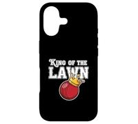 King Of The Lawn Croquet Player Crown Case for iPhone 17