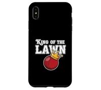 King Of The Lawn Croquet Player Crown Case for iPhone XS Max