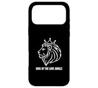 King of the Love Jungle Crowned Lion Romantic Romance Case for iPhone 17 Pro Max