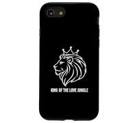 King of the Love Jungle Crowned Lion Romantic Romance Case for iPhone SE (2020) / 7/8