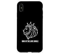 King of the Love Jungle Crowned Lion Romantic Romance Case for iPhone XS Max