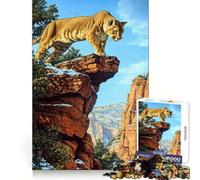 King of The Mountain 1000 Pieces Jigsaws Adults Puzzles Gifts Sharp Thinking Cozy Fun Fun Activity Game Night (38x26cm)