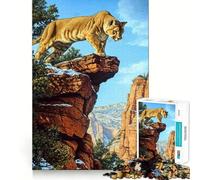 King of The Mountain 1000 Pieces Jigsaws Adults Puzzles Gifts Sharp Thinking Cozy Fun Fun Activity Game Night (38x26cm)