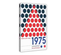 King of The Mountain 1975 Tour De France - Vintage Style Poster Canvas Poster Bedroom Decor Sports Landscape Office Room Decor Gift Frame-style 12x18inch(30x45cm)