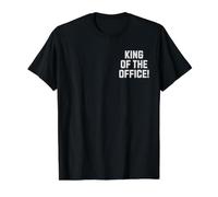 King of The Office Value Graphic T-Shirt, Men, Black, S