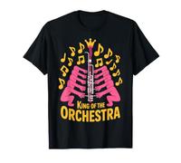 King of the Orchestra Crowned Woodwind Design T-Shirt