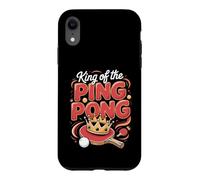 King of the Ping Pong Table Tennis Paddle Player Case for iPhone XR