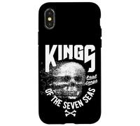 King of the Seven Seas Wild Abstract Skull Real Gangs Case for iPhone X/XS