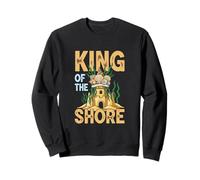 King Of The Shore Beach Sand Castle Sculptor Champion Sweatshirt