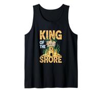 King of The Shore Beach Sand Castle Sculptor Champion Tank Top