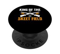 King Of The Skeet Field Trap Shooting Clay PopSockets Adhesive PopGrip