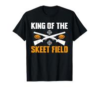 King of The Skeet Field Trap Shooting Clay T-Shirt