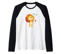 King of the Wild Meets the Whisper of a Dandelion Raglan Baseball Tee