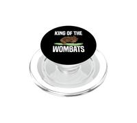 King Of The Wombats Australian Animal Lover Cute PopSockets PopGrip for MagSafe