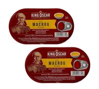 King Oscar Mackerel in Oil Ready to Eat Healthy Tasty High Protein Seafood Poland Origin 160g Pack of 2