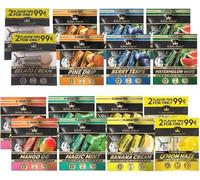 King Palm 32 Terpene-Infused Flavoured Filter Tips Squeeze & Pop | 8 Flavours: Pineapple | Banana | Mint | Blueberry | Lemon | Mango | Watermelon | Vanilla Gelato |