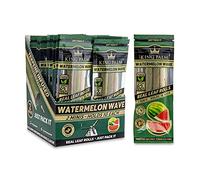 King Palm | 40 Watermelon Wave Organic Flavoured Pre Rolled Cones | Size: Mini (1g) - 20 Pack Display - Terpene Infused - Squeeze & Pop