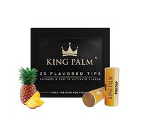 King Palm Flavors Filter Tips - Pine Drip 25pk 7mm - Flavored Pre Rolled Tips - Bulk Organic Terpene Infused