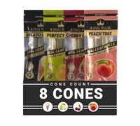 King Palm Flavors Rollie Size Cones - 1 Pack, 2 Rolls Terpene Infused - Squeeze & Pop Pre Rolls - Organic Flavored Pre Rolled Cones - King Palm Flavors Pre Rolls - (Mixed Bundle)