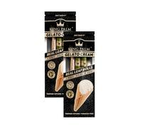 King Palm Mini Size Cones - 2 Rolls per Pack, 2 Packs - Pre Rolled Cones - Natural Cones - Corn Husk Filter - Preroll Cones - Prerolled cones with Filter (Gelato Cream)