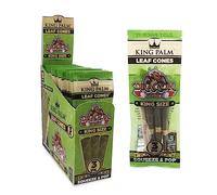 King Palm Preroll Cone with Filter Tip - All Natural Pre-Roll Wrap - Organic Palm Leaf Pre-Roll Cones - 3 Cones per Pack, 15 Pack Display - (Dragon Fruit, King Size)