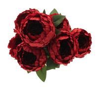 King Peony Bunch - Red Artificial Flowers