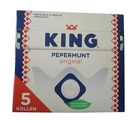 King Pepermunt Peppermint 5 Rolls x 44g I Dutch Peppermint Mints