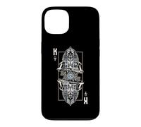 King Pharaoh Evil Egyptian Zombie Skull Astrology Tarot Card Case for iPhone 13