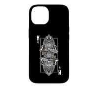 King Pharaoh Evil Egyptian Zombie Skull Astrology Tarot Card Case for iPhone 14
