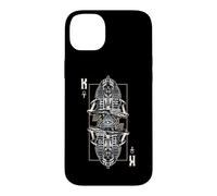 King Pharaoh Evil Egyptian Zombie Skull Astrology Tarot Card Case for iPhone 14 Plus