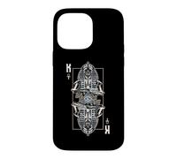King Pharaoh Evil Egyptian Zombie Skull Astrology Tarot Card Case for iPhone 14 Pro Max