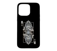 King Pharaoh Evil Egyptian Zombie Skull Astrology Tarot Card Case for iPhone 15 Pro Max