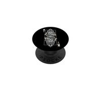 King Pharaoh Evil Egyptian Zombie Skull Astrology Tarot Card PopSockets Adhesive PopGrip