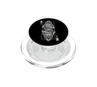 King Pharaoh Evil Egyptian Zombie Skull Astrology Tarot Card PopSockets PopGrip for MagSafe