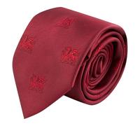 King & Priory Burgundy Red Embroidered Welsh Dragon Tie