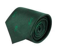 King & Priory Dollar Sign Dark Green Herringbone Embroidered Tie